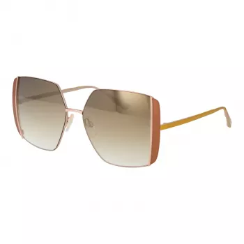 ANA HICKMANN Moteriški akiniai nuo saulės AH3189-5605B - Rudi acetatiniai rėmeliai, rudi gradientiniai polikarbonatiniai lęšiai, 57 mm lęšio plotis, UV400 apsauga
