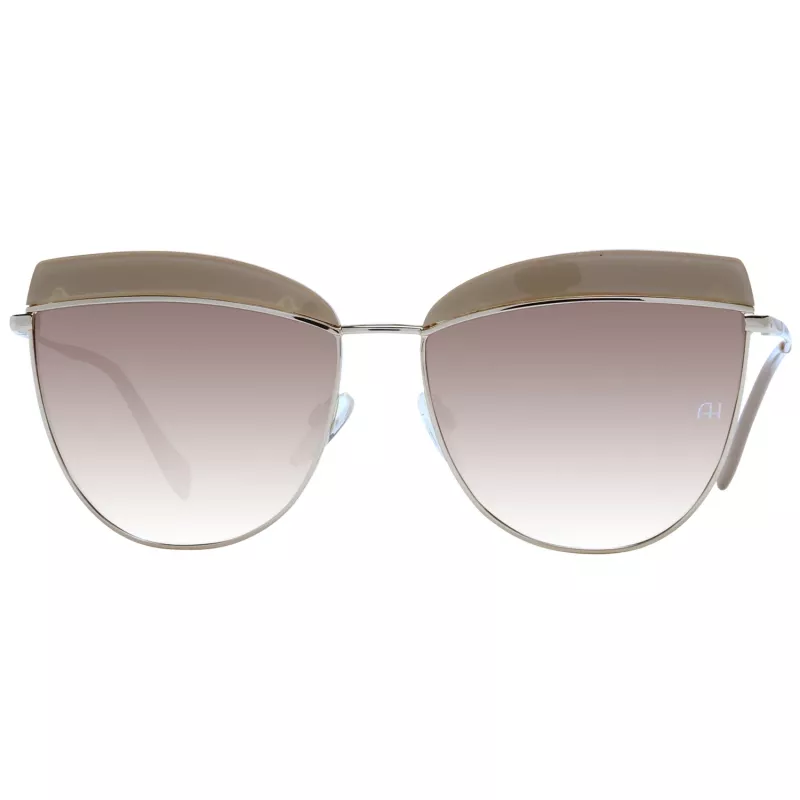 ANA HICKMANN Moteriški akiniai nuo saulės AH3190-5902S Brown Havana Oversized Square Acetate Frame Brown Gradient Lens 60/15/145 mm