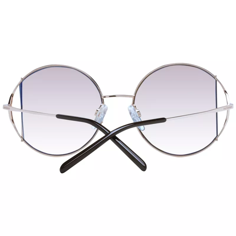 ANA HICKMANN Moteriški akiniai nuo saulės AH3192-5304D Havana Brown acetatinis stačiakampis rėmelis su rudais gradientiniais polikarbonatiniais lęšiais 53 mm