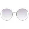 ANA HICKMANN Moteriški akiniai nuo saulės AH3192-5304D Havana Brown acetatinis stačiakampis rėmelis su rudais gradientiniais polikarbonatiniais lęšiais 53 mm