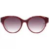 ANA HICKMANN Moteriški akiniai nuo saulės AH9345-51H03 Drugelio/Kvadrato acetatinis rėmas, rudi gradientiniai lęšiai, 53 mm