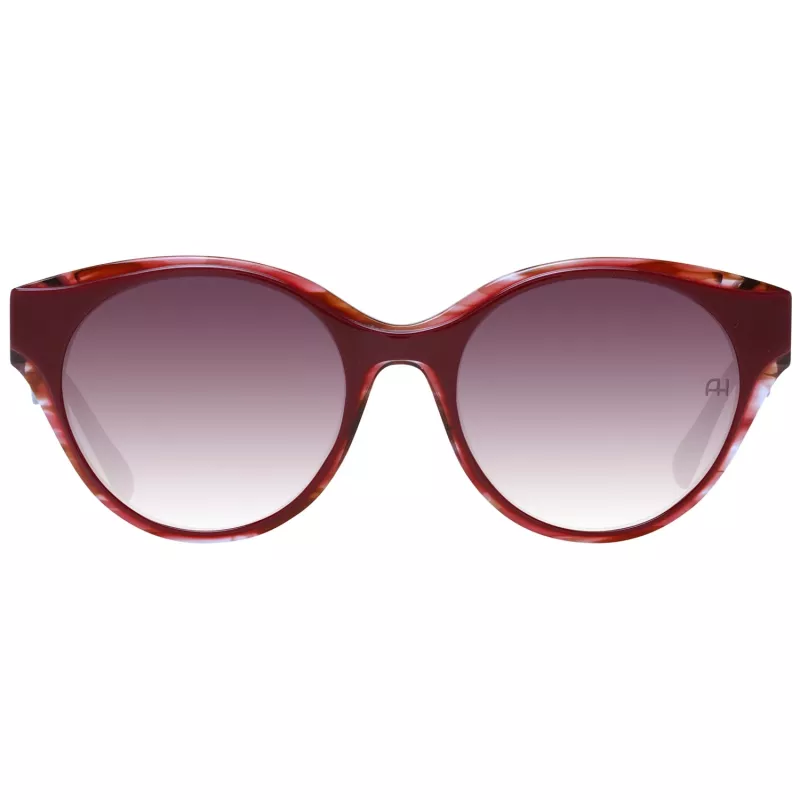 ANA HICKMANN Moteriški akiniai nuo saulės AH9345-51H03 Drugelio/Kvadrato acetatinis rėmas, rudi gradientiniai lęšiai, 53 mm