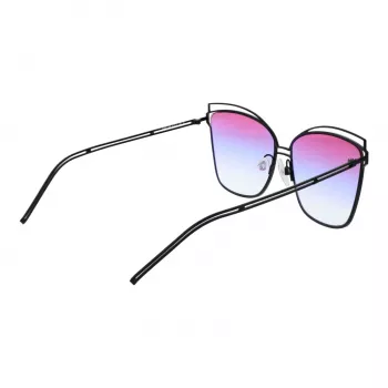 ANA HICKMANN Moteriški akiniai nuo saulės HI3049-6109B Havana ruda acetatiniai kvadratiniai rėmeliai, rudi gradientiniai lęšiai 61/15/145 mm