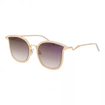 ANA HICKMANN Moteriški akiniai nuo saulės HI3065-5504A Havana Acetate Rudi Gradient Lęšiai 55/21/145 mm