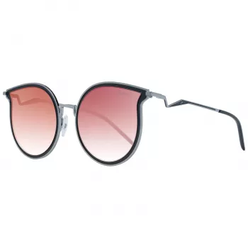 ANA HICKMANN Moteriški akiniai nuo saulės HI3066-5402A Auksiniai/Rudi Drugelio formos metalinis rėmas Rudi gradientiniai lęšiai 54mm