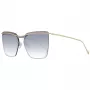 ANA HICKMANN Moteriški akiniai nuo saulės HI3081-13304C Havana Acetate Square Frame Brown Gradient Lens 55mm