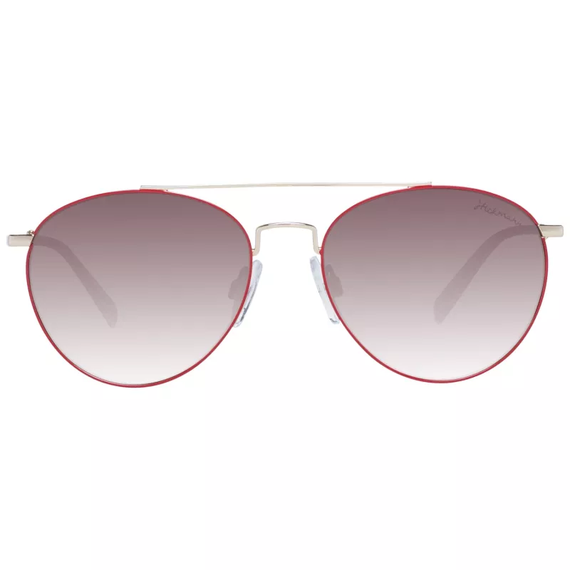 ANA HICKMANN Moteriški akiniai nuo saulės HI3133-5207A Drugelio formos Havana acetato rėmelis Gradientiniai rudi lęšiai 52mm