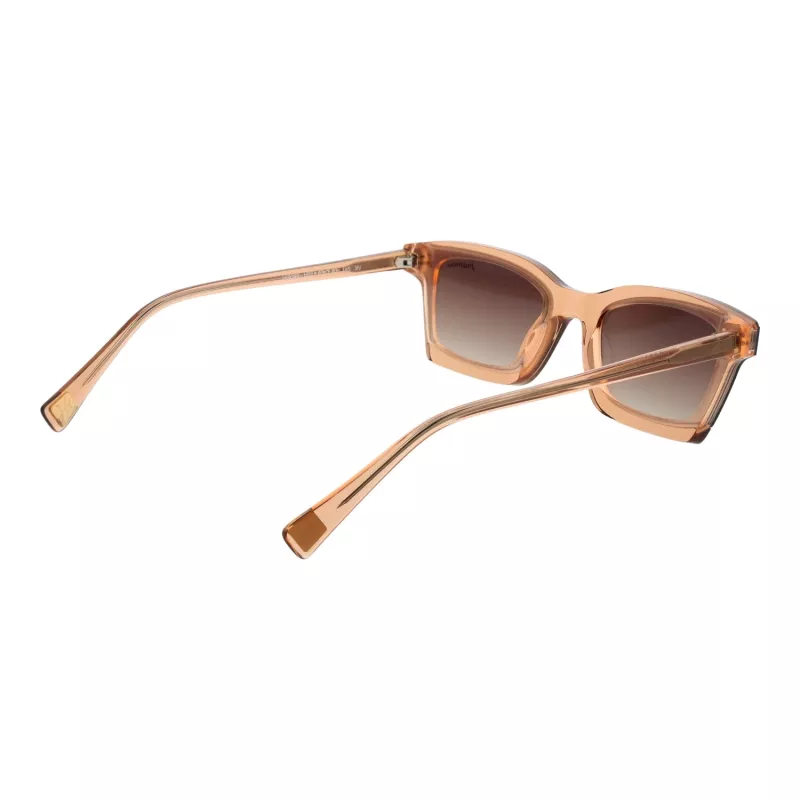 ANA HICKMANN Moteriški akiniai nuo saulės HI9099-63H01 Rudi Havana Kvadratiniai Drugelio Formos Acetato Rėmeliai UV400