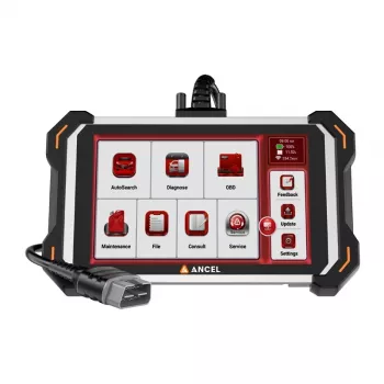 ANCEL DS600 BT profesionalus OBD2 diagnostikos skaitytuvas su 8 colių jutikliniu ekranu, 4GB RAM, 64GB atmintimi, 2 metų nemokamais atnaujinimais