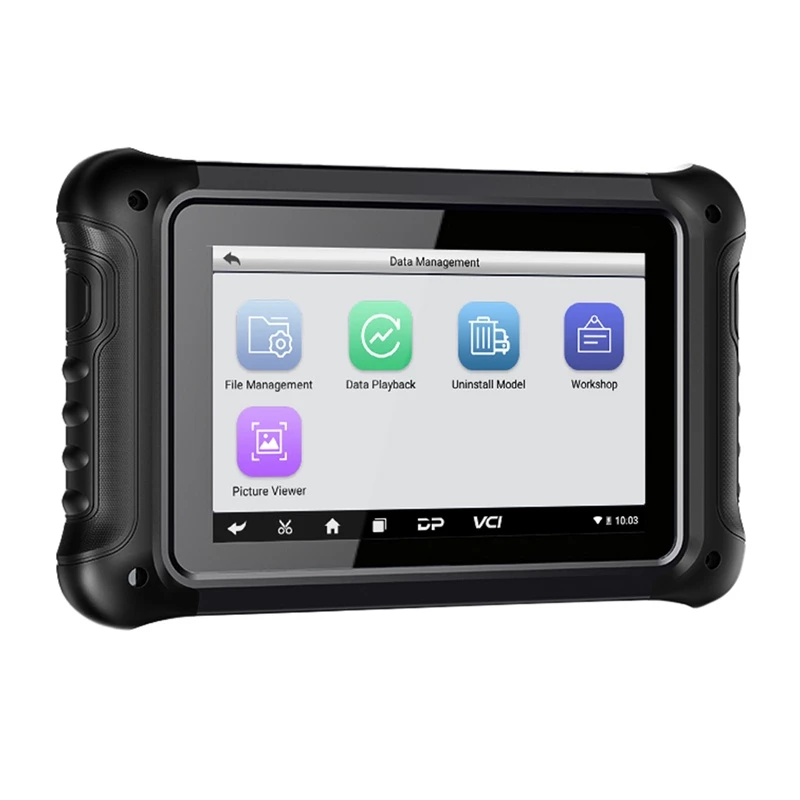 ANCEL MT700 Motociklo diagnostinis skaitytuvas su 5 colių IPS jutikliniu ekranu, 2GB RAM, 32GB ROM, 5000mAh baterija, nemokami atnaujinimai visam laikui