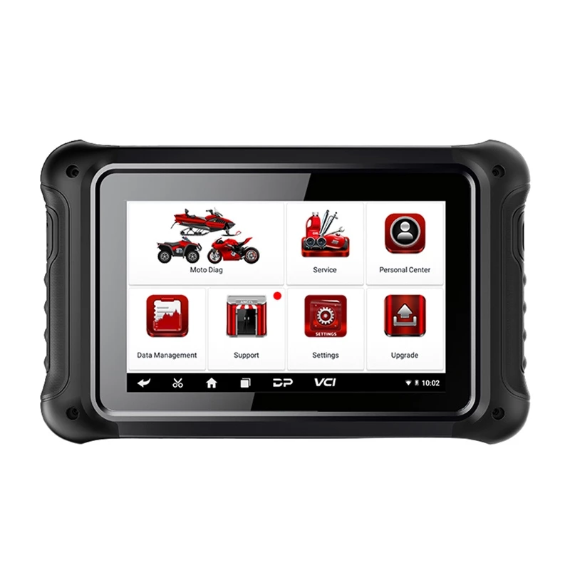 ANCEL MT700 Motociklo diagnostinis skaitytuvas su 5 colių IPS jutikliniu ekranu, 2GB RAM, 32GB ROM, 5000mAh baterija, nemokami atnaujinimai visam laikui