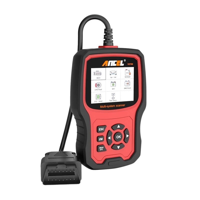 ANCEL VD700 OBD2 diagnostinis skaitytuvas