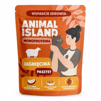 ANIMAL ISLAND Mono Lamb šlapias kačių maistas 100g