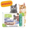 ANIMAL ISLAND Veršiena / Triušis ir kalakutiena / Tunio filė sultinyje šlapias kačių maistas, 4 x 85 g maišeliai, be grūdų, suaugusioms katėms