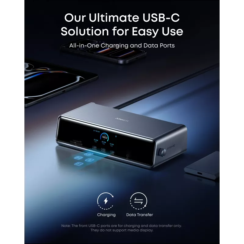 Anker Prime doko stotelė (14-in-1, Triple Display, DisplayLink) | A83B33A1