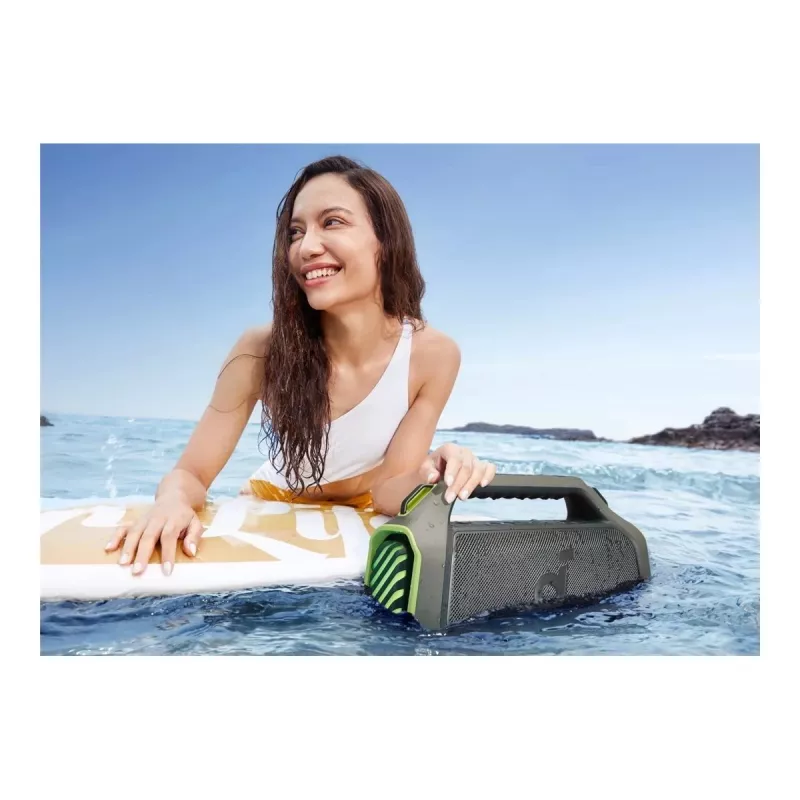 Anker Soundcore Boom 2 Plus A3134 100W Bluetooth vakarėlių garsiakalbis, IPX7 atsparus vandeniui, žalias