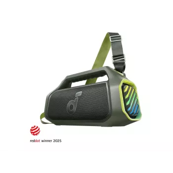 Anker Soundcore Boom 2 Plus A3134 100W Bluetooth vakarėlių garsiakalbis, IPX7 atsparus vandeniui, žalias