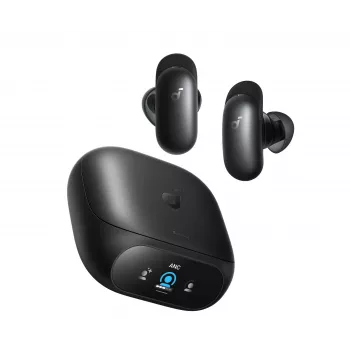 Anker Soundcore Liberty 5 Pro True Wireless ausinės su adaptyviu ANC, Hi-Res Audio, belaidžiu įkrovimu - Midnight Black