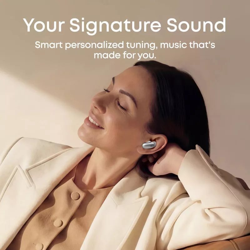 Anker Soundcore Liberty 5 Pro True Wireless In-Ear Headphones with Adaptive ANC, LDAP, Pearl White