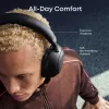 Anker Soundcore Space 2 belaidės ausinės per ausis su aktyviu triukšmo slopinimu, juodos spalvos