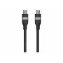 Anker USB C į USB C 240W Upcycled-Braided Greito Įkrovimo Laidas A82E2 (1,8 m, Juoda)