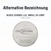 ANSMANN CR2025 ličio monetinė baterija, 3V, 160mAh, 1 vnt. lizdinė pakuotė