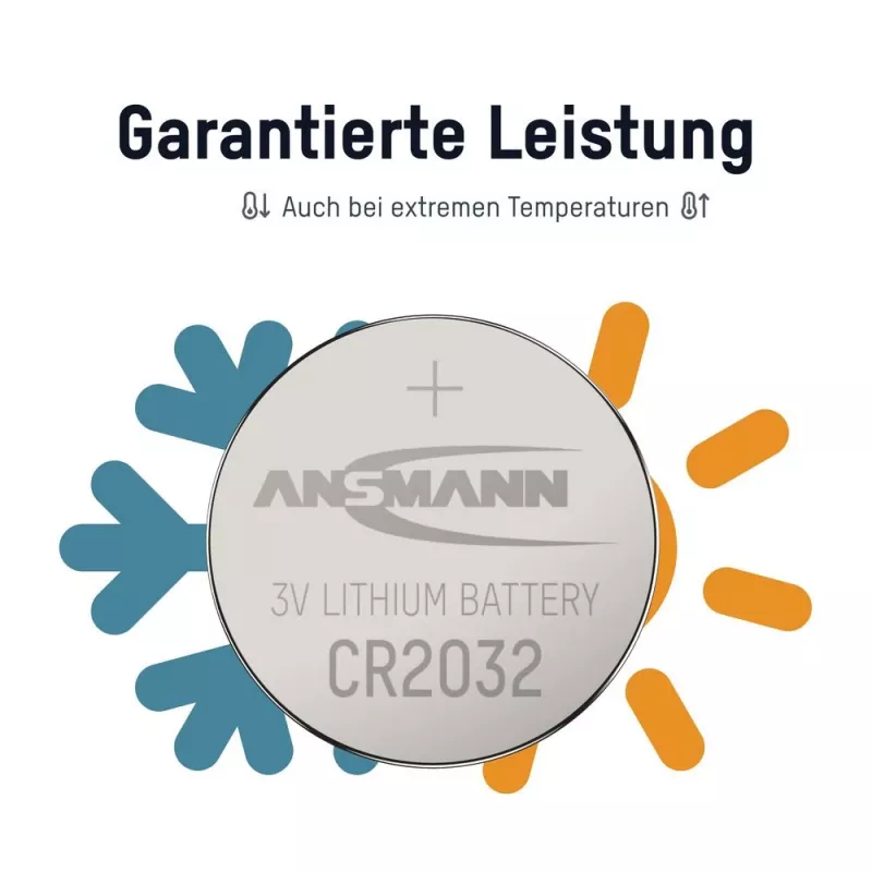 ANSMANN CR2032 ličio monetinė baterija 3V 230mAh (1 vnt.)