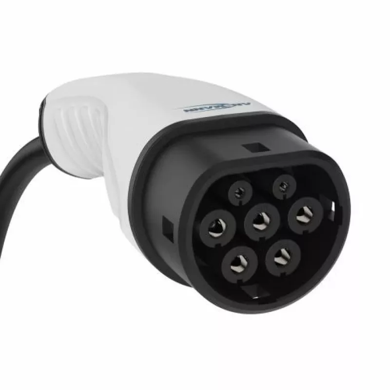 ANSMANN EV Charging Cable Type 2 22kW 5m Black