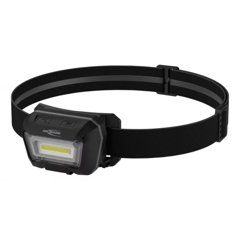 ANSMANN HD280RS LED priekinis žibintas 280 lm IPX4 juodas/pilkas
