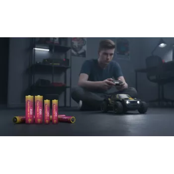 ANSMANN PurePower Set AAA Įkroviklis su 4x AAA 800 mAh NiMH Baterijomis