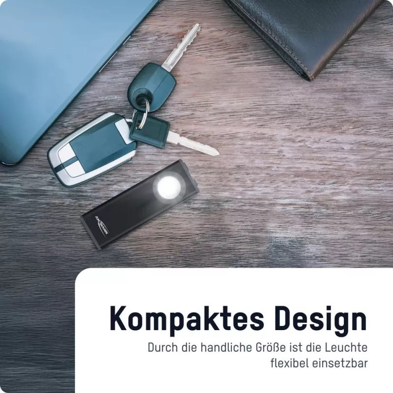 ANSMANN Smart Booster 650R Įkraunamas COB LED Darbinis Žibintas 650 Lumenų IP54