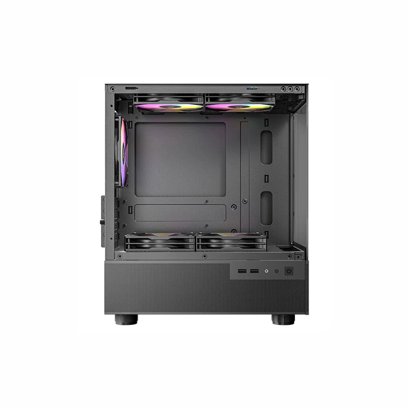 Antec CX200M Elite Micro-ATX | ITX RGB Mini-Tower žaidimų korpusas - juoda