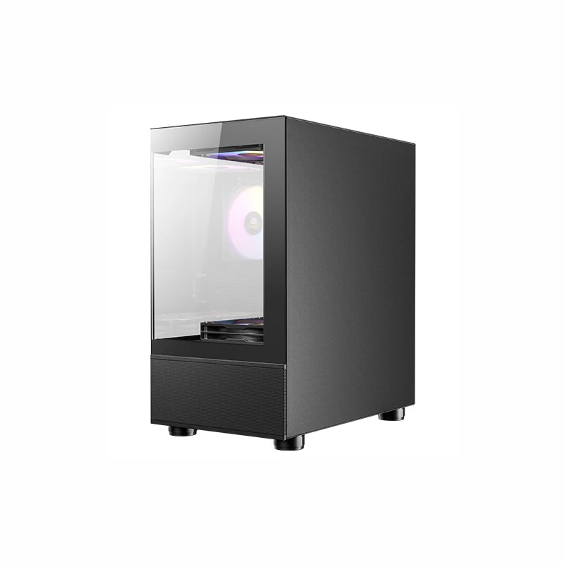 Antec CX200M Elite Micro-ATX | ITX RGB Mini-Tower žaidimų korpusas - juoda