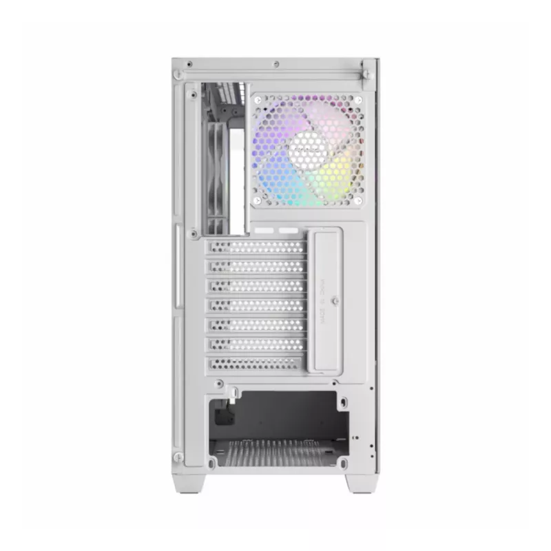 Antec CX300 ARGB ATX vidutinio bokšto žaidimų korpusas, baltas, grūdintas stiklas, 4 ARGB ventiliatoriai