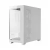 Antec CX300 ARGB ATX vidutinio bokšto žaidimų korpusas, baltas, grūdintas stiklas, 4 ARGB ventiliatoriai