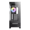 Antec CX700 ARGB B vidutinio bokšto žaidimų korpusas - grūdintas stiklas, 4x ARGB ventiliatoriai, E-ATX palaikymas, juoda