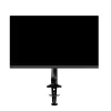 AOC AS110D0 Vieno šarnyrinio monitoriaus laikiklis – tvirtinimas prie stalo – aliuminis – juodas – iki 27 colių LCD