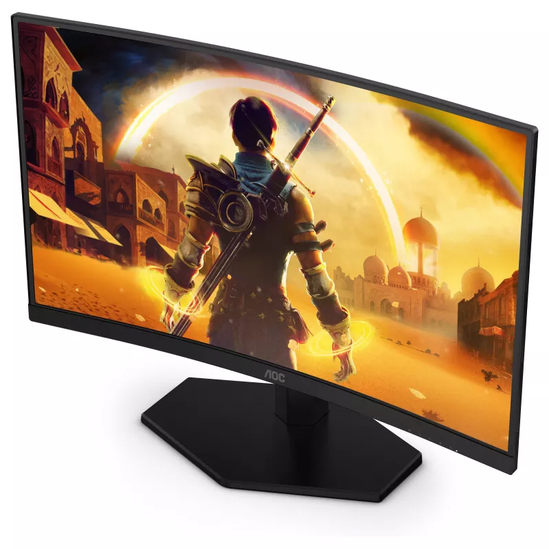 AOC C24G42FE 23.6 col. Full HD VA lenktas žaidimų monitorius – 180Hz, 4ms, HDR, FreeSync Premium, HDMI ir DisplayPort
