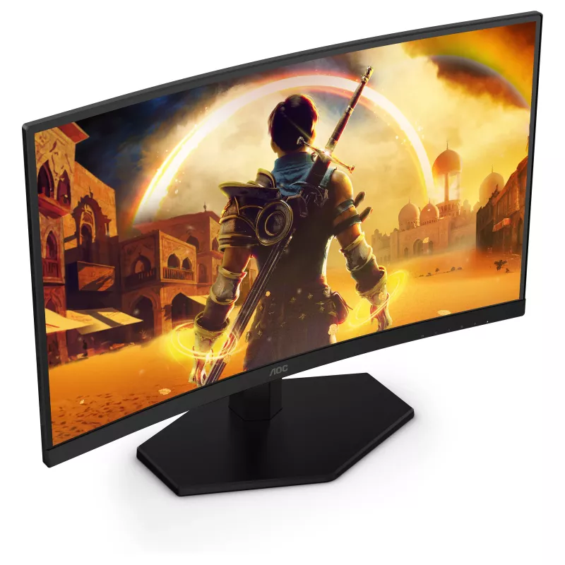 AOC C24G42FE 23.6 col. Full HD VA lenktas žaidimų monitorius – 180Hz, 4ms, HDR, FreeSync Premium, HDMI ir DisplayPort