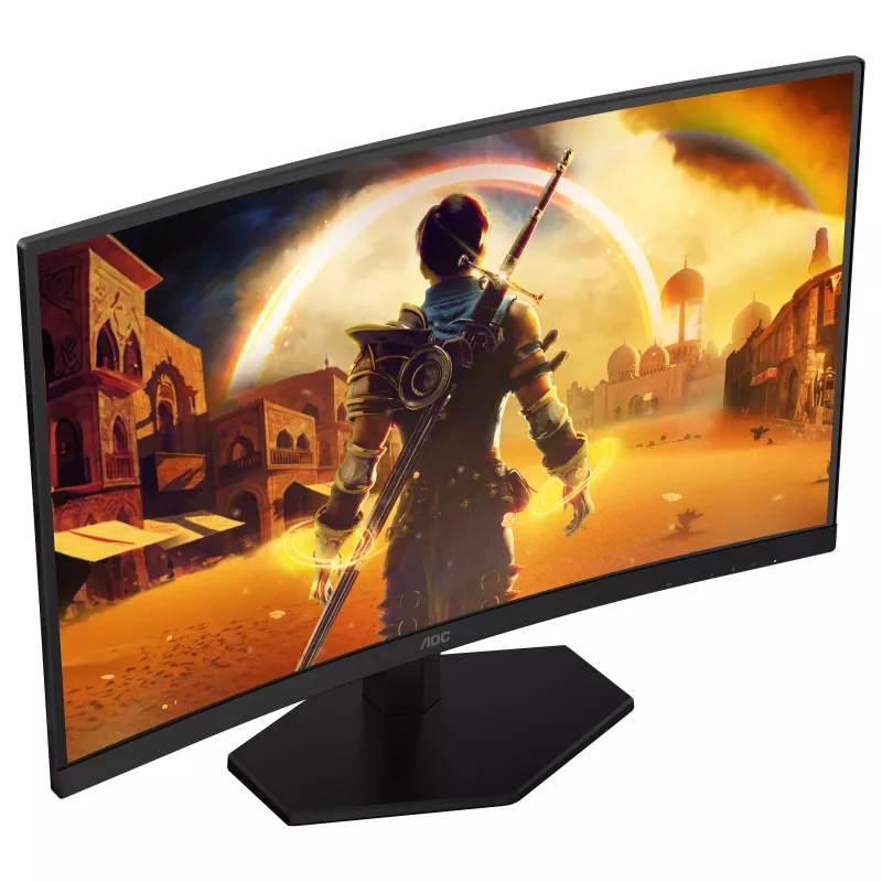 AOC C27G42FE - 68.6 cm (27 inch) Full HD lenktas VA monitorius, 180Hz, 4ms, HDR10, HDMI/DisplayPort, VESA