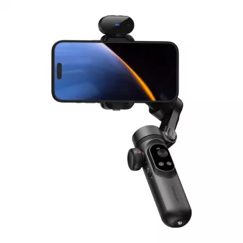 AOCHUAN Smart X Pro 3-Axis Gimbal Stabilizer with AI Tracking and Gesture Control for Smartphone, Black