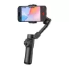 AOCHUAN X2 Standard išmaniojo telefono gimbalinis stabilizatorius su gestų sekimu ir selfie lazdele, juodas