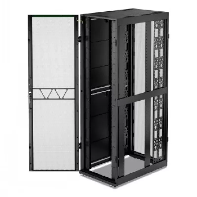 APC NetShelter SX Server Rack Gen 2, 52U, 2436H x 750W x 1200D mm, su šoninėmis plokštėmis
