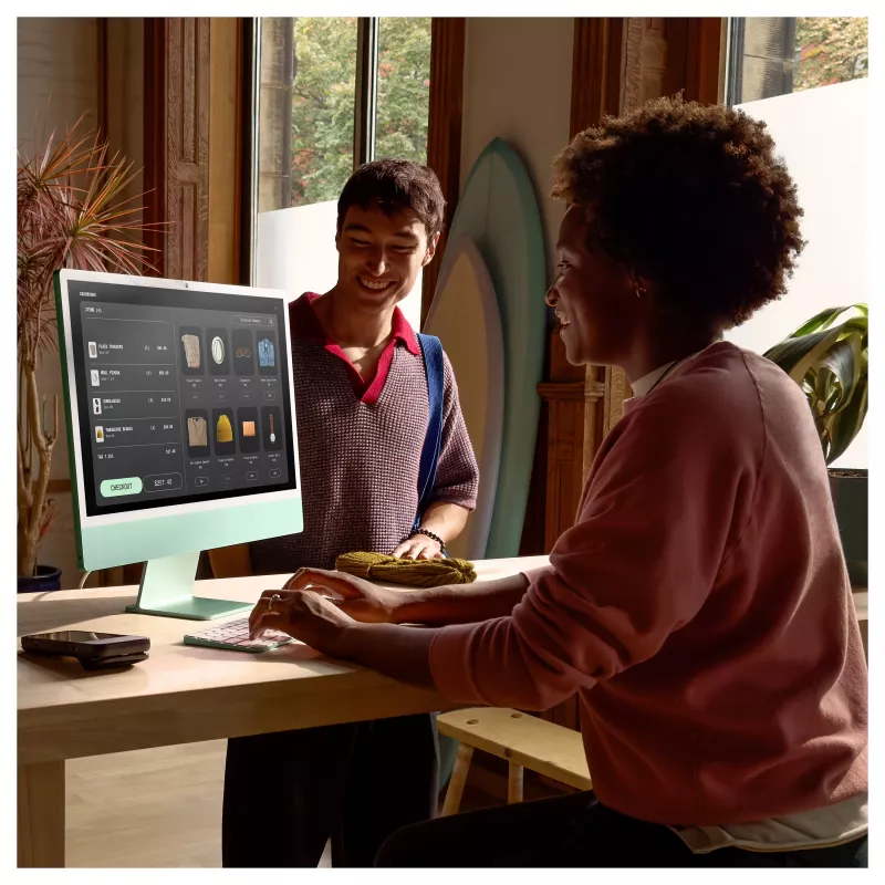 Apple iMac 24-inch 4.5K Retina M4 10-Core CPU/10-Core GPU 24GB RAM 2TB SSD Sidabrinė