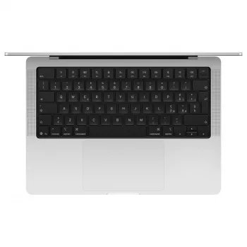 Apple MacBook Pro 14.2 inch M5 10-Core CPU/10-Core GPU/16-Core Neural Engine, 16GB RAM, 2TB SSD, sidabrinis, be maitinimo adapterio, vokiškas išdėstymas