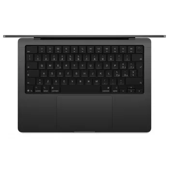 Apple MacBook Pro 14 M5 Space Black, 24GB RAM, 4TB SSD, vokiška klaviatūra, Nano-texture stiklas, 70W USB-C maitinimas