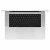 Apple MacBook Pro 16 colių M5 Max Silver 64GB RAM 2TB SSD vokiška QWERTZ klaviatūra su Nano-texture Glass