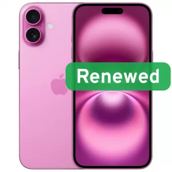 Apple Renewed Grade C iPhone 16 Plus 128 GB Pink 6.7 inch 5G
