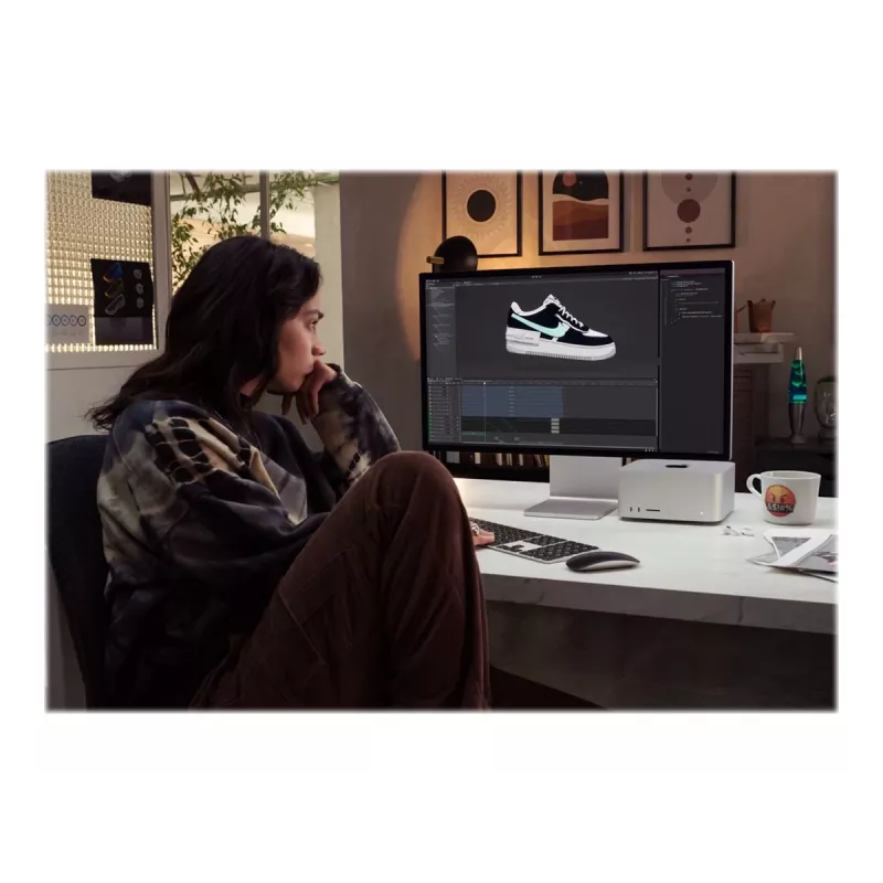 Apple Studio Display 27 colių 5K Retina monitorius, standartinis stiklas, sidabrinis, reguliuojamo pasvirimo stovas