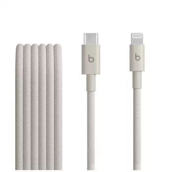 Apple USB-C į Lightning laidas (1m) MDGL4ZM/A - Baltas - Pintas nailonas - MFi sertifikuotas